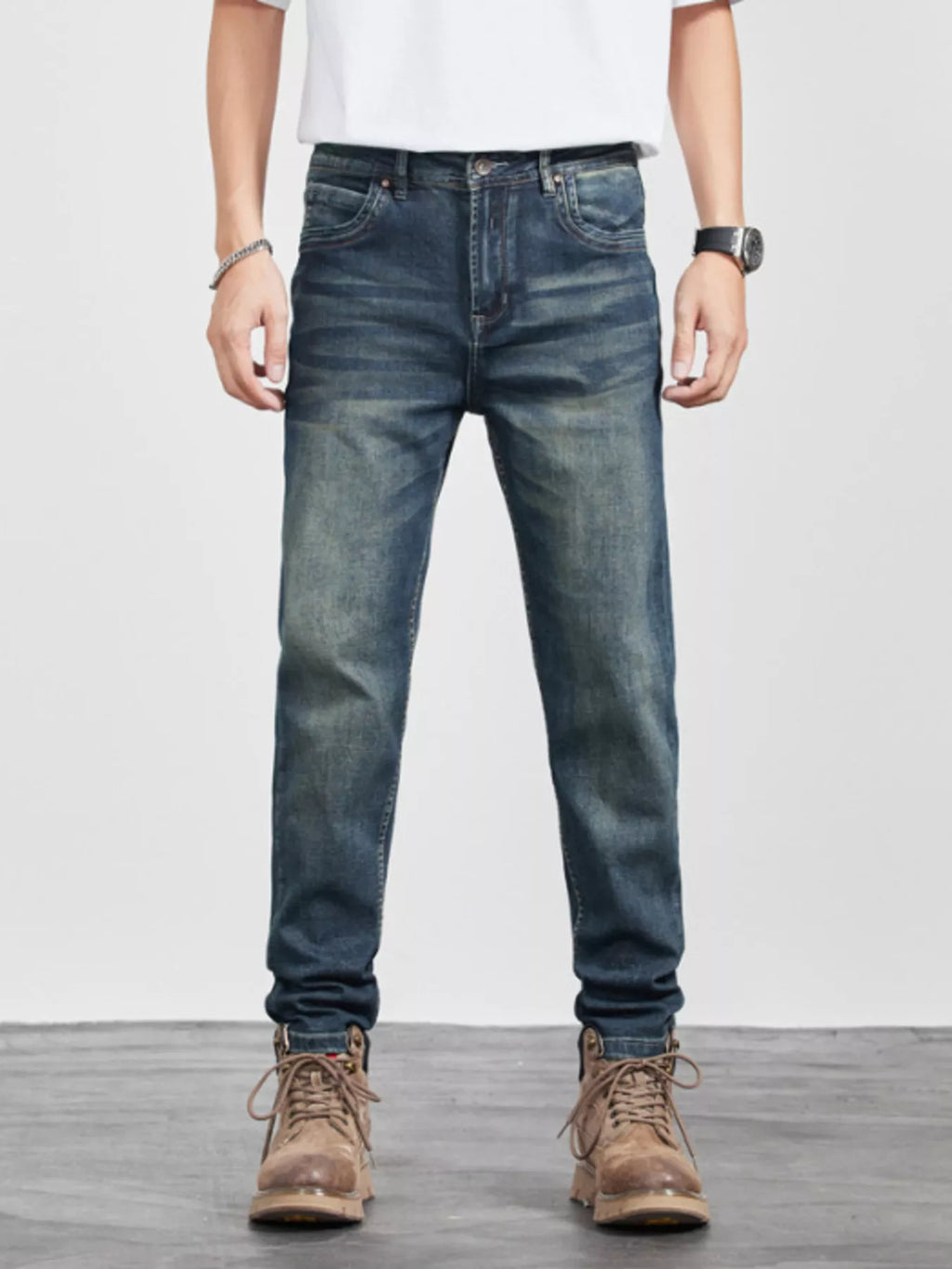 Men's Wash Slim Fit Jeans