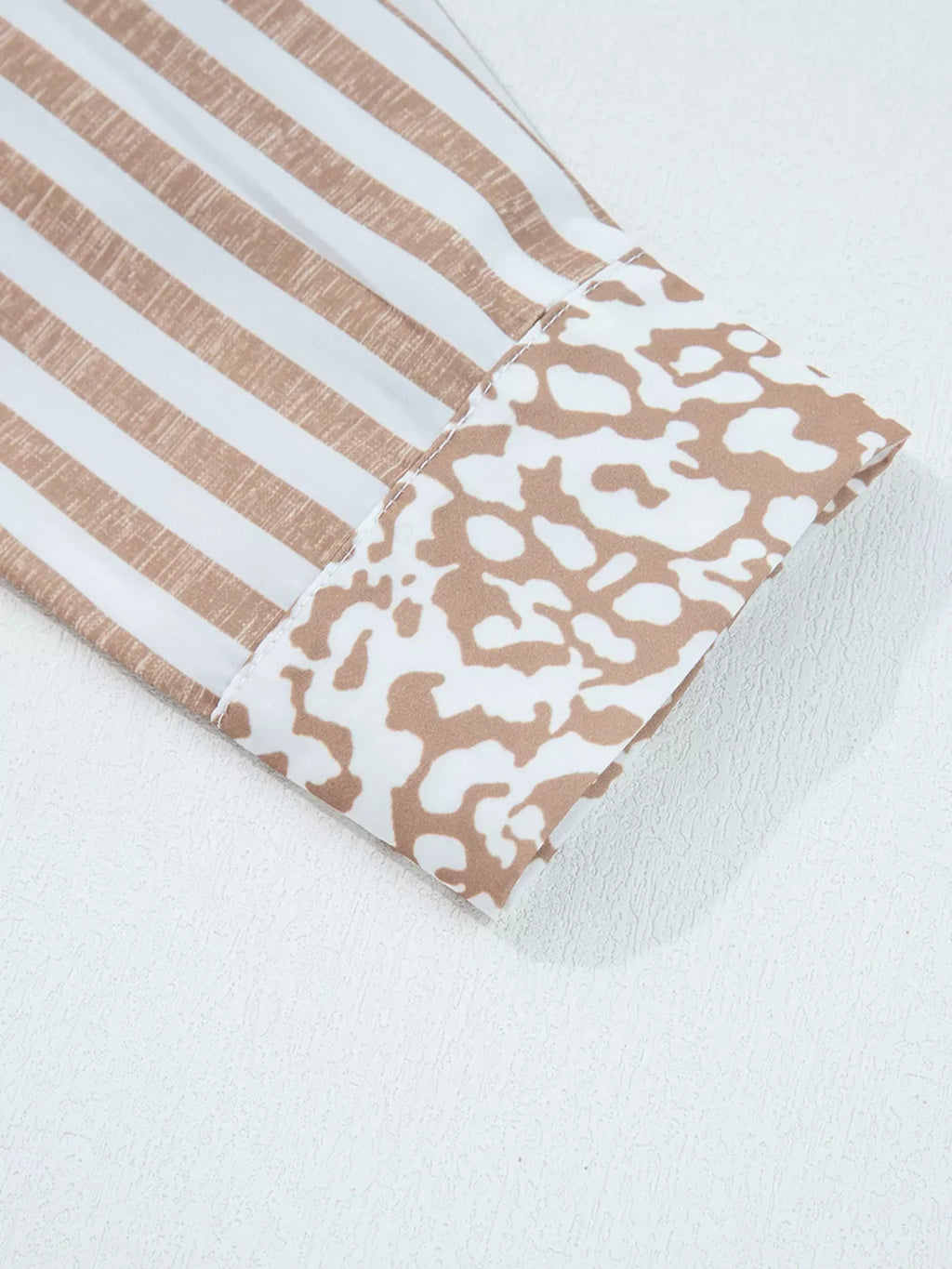 Leopard Striped Western Casual Shirt