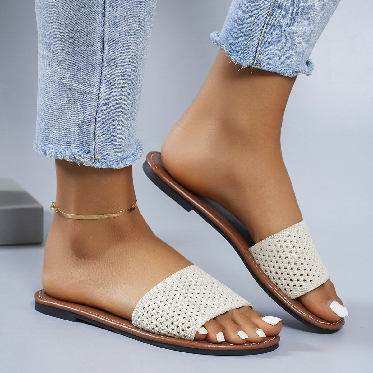 Breathable Hollow-Out Open Toe Sandals