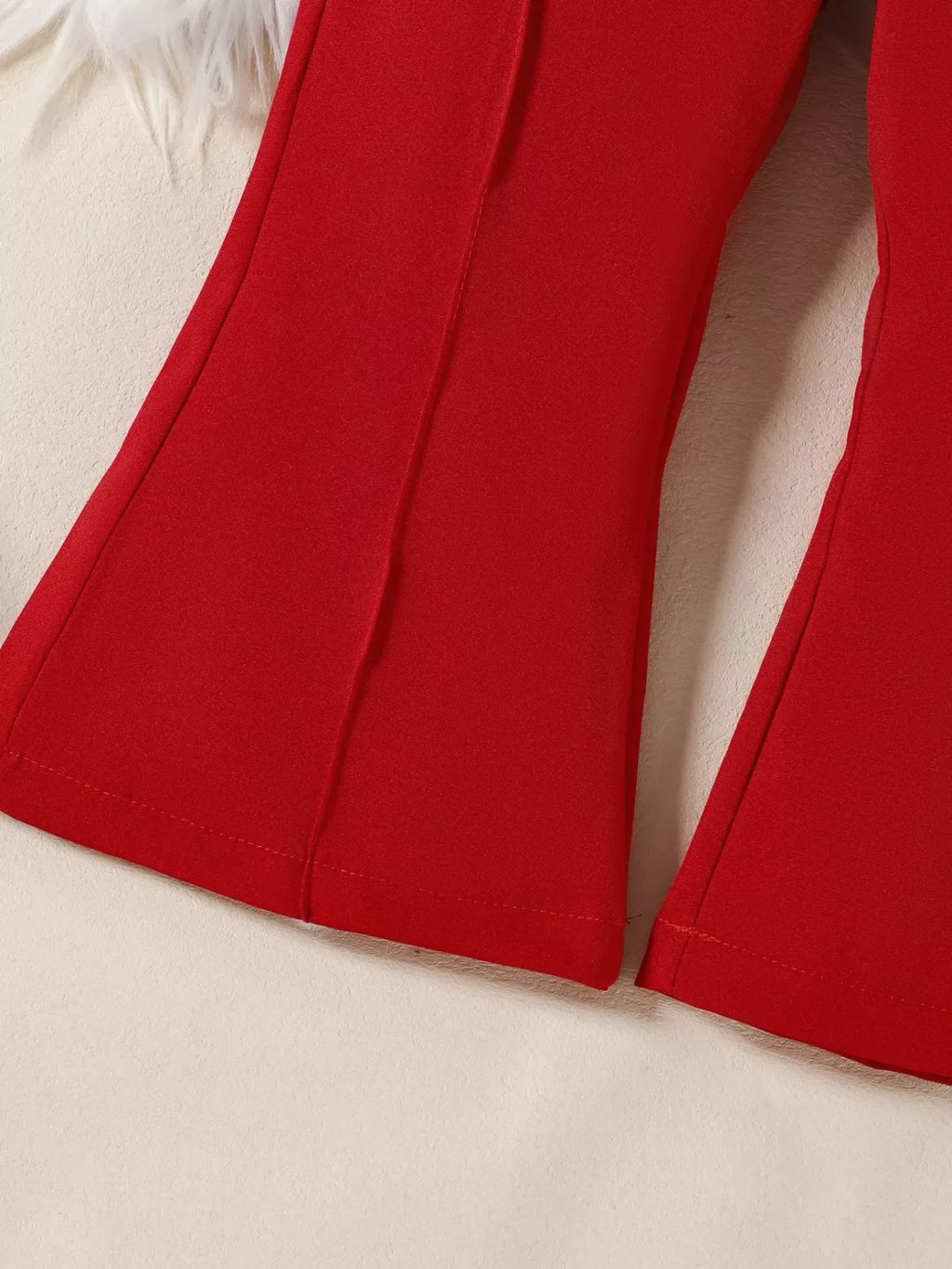 Sleeveless Blazer & Flare Pants Set