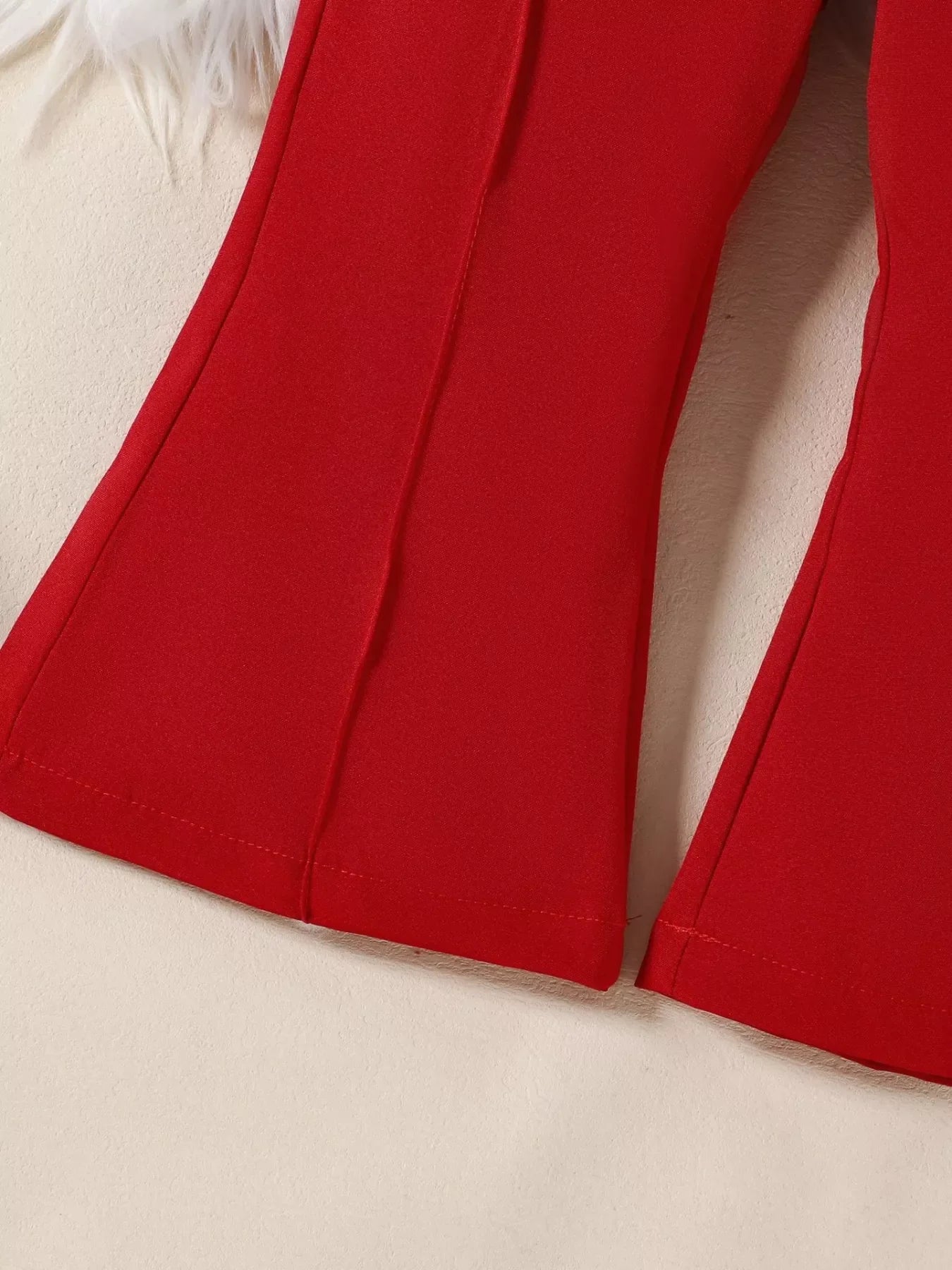 Sleeveless Blazer & Flare Pants Set