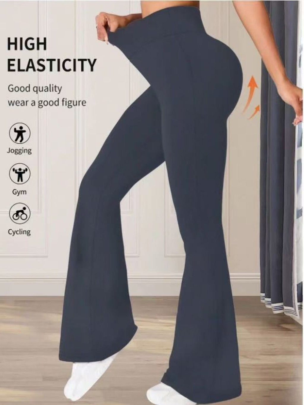 High Waist Flare Pants