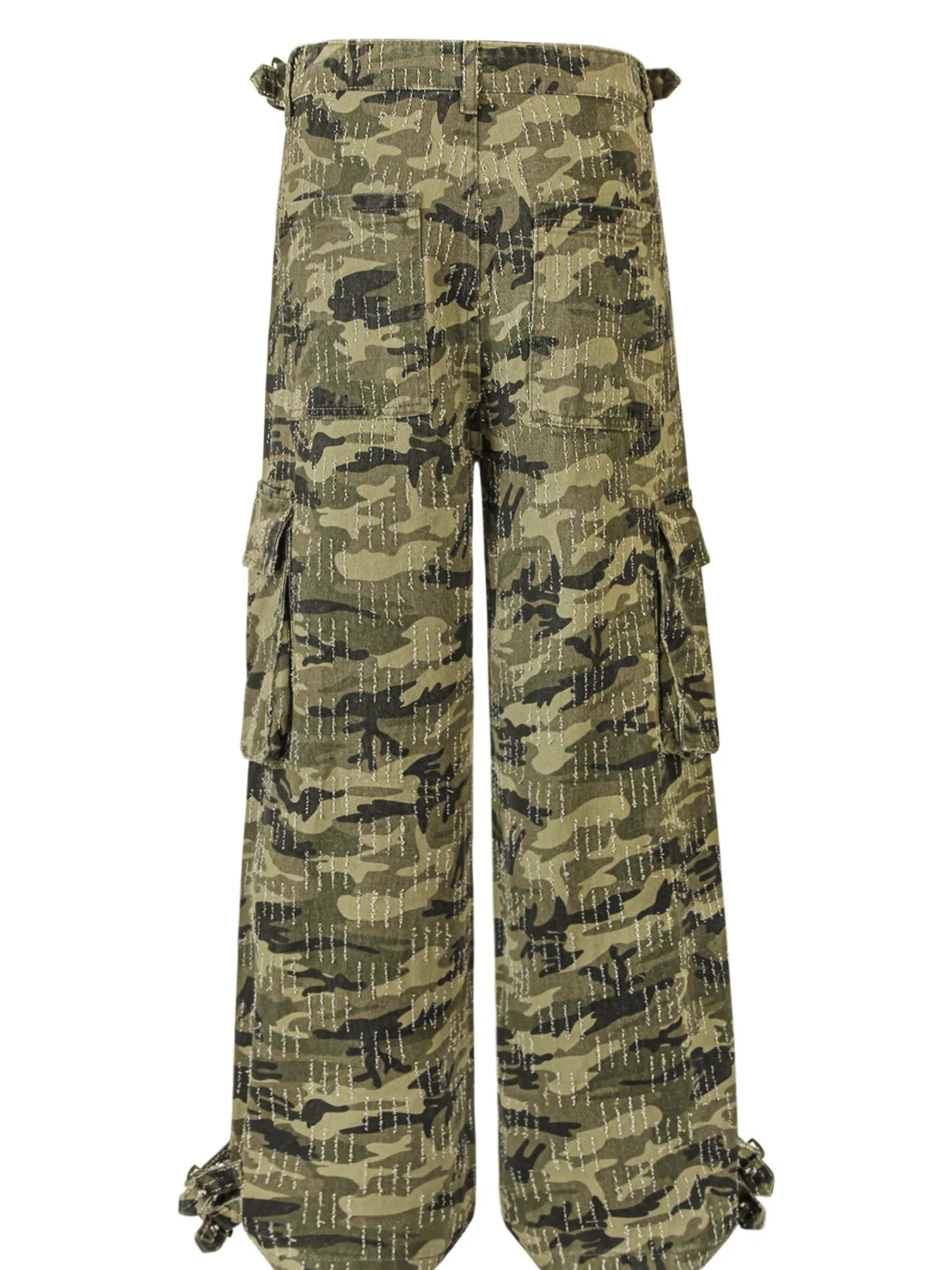 Men's Camouflage Cargo Pants with Multiple Pockets