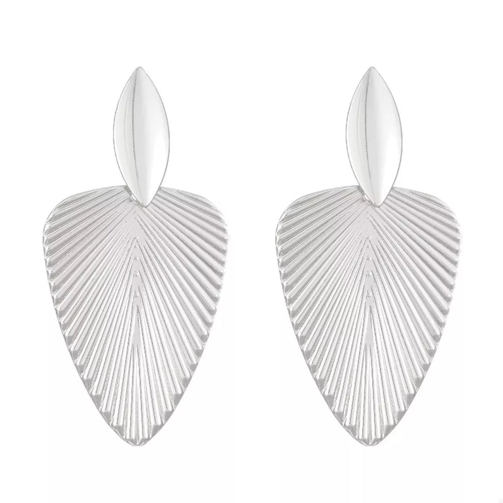 Alloy Textured Earrings