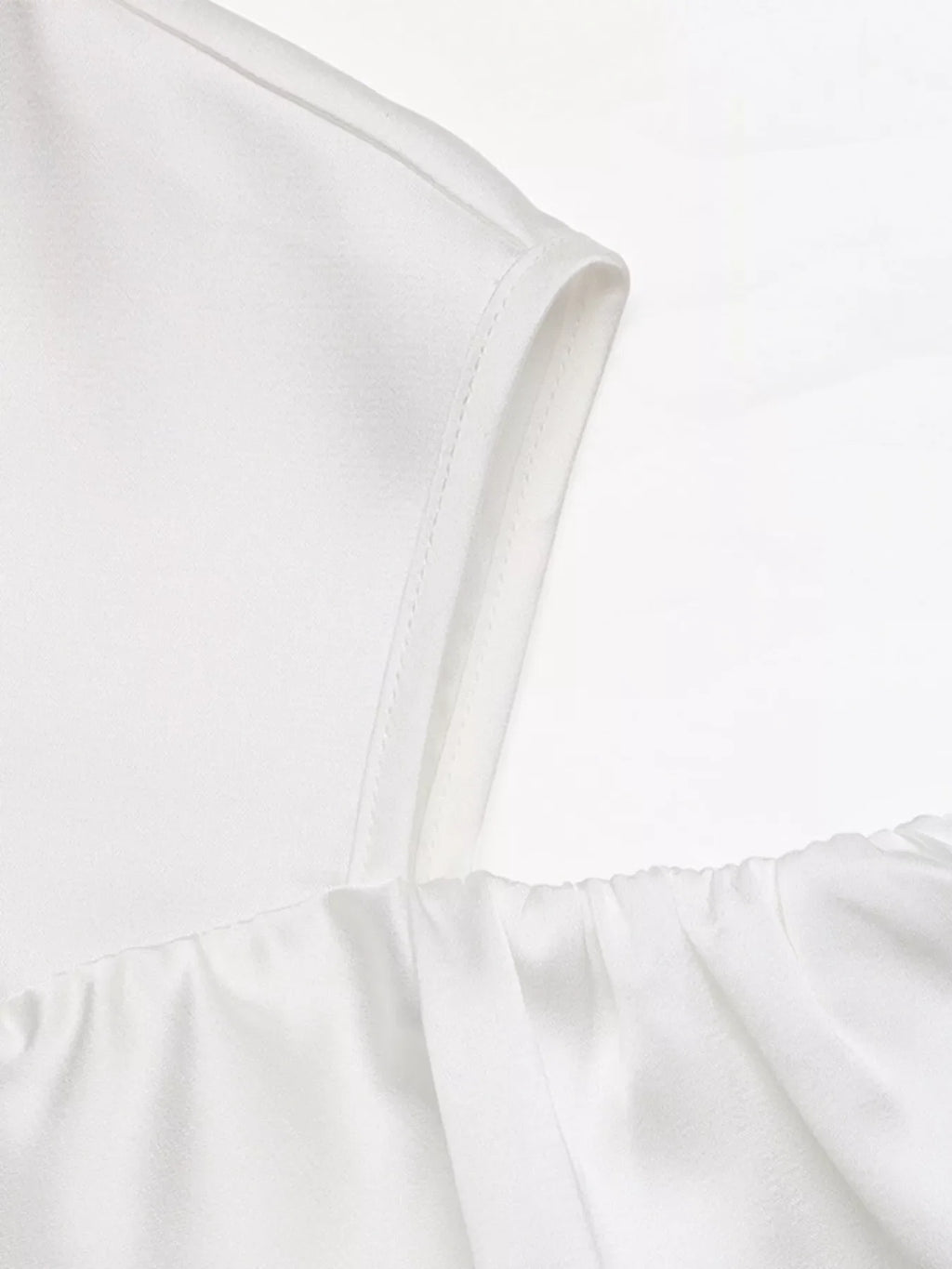 Ruffled Cold Shoulder Flounce Sleeve Blouse