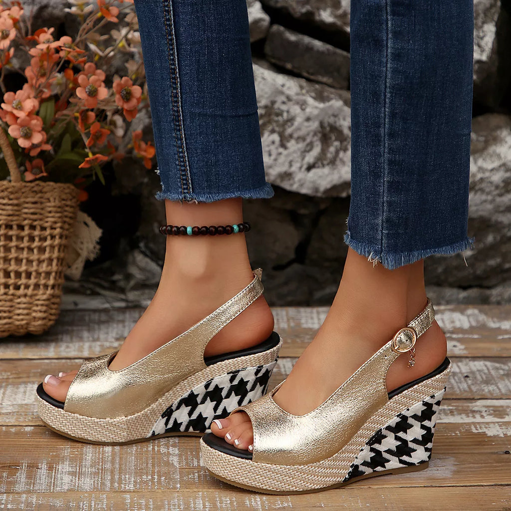Open Toe Wedge Sandals