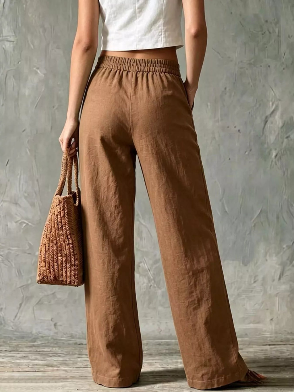 Full Size Wide Leg Pants Plus Size