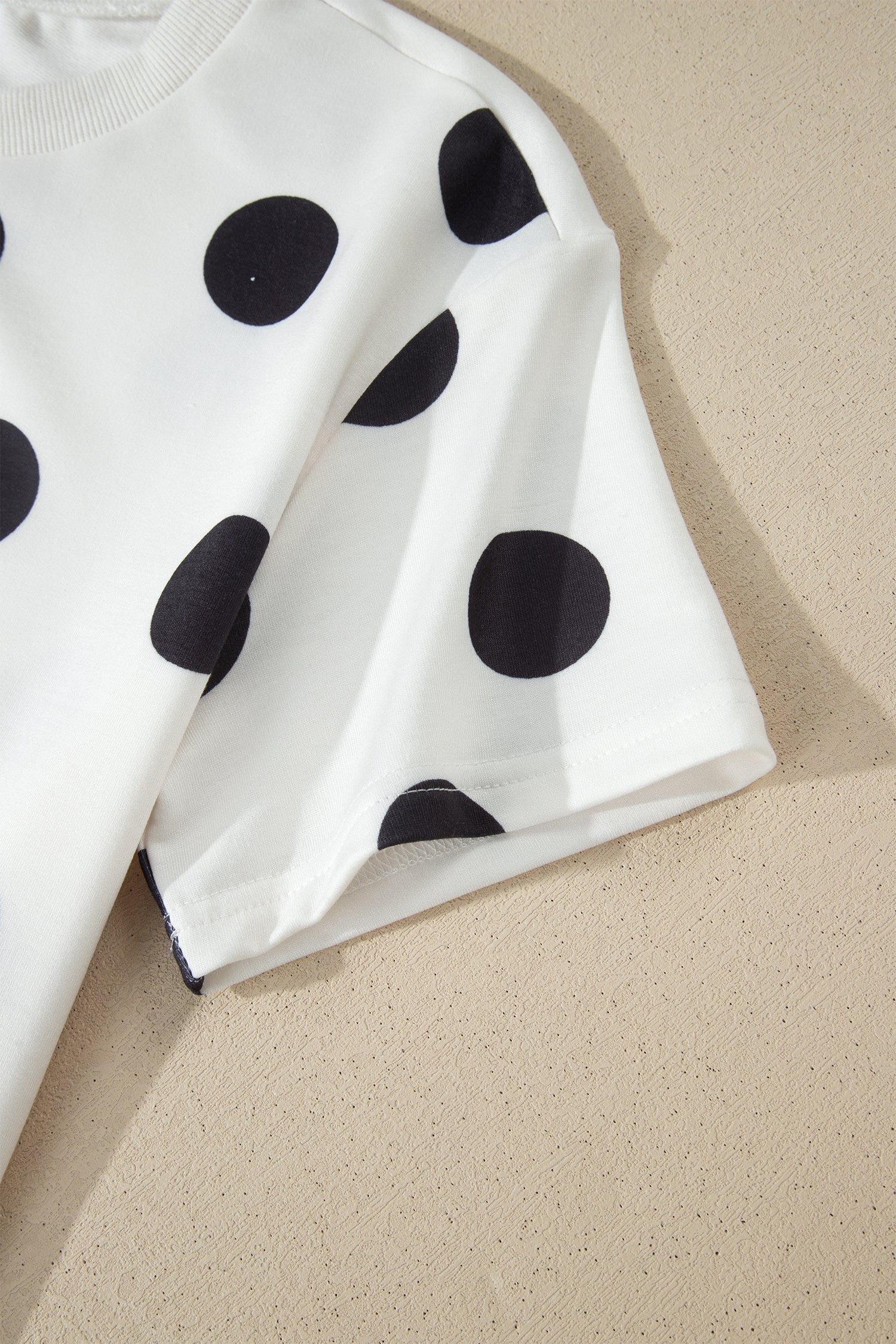 Polka Dot Short Sleeve Top & Mini Skort Set
