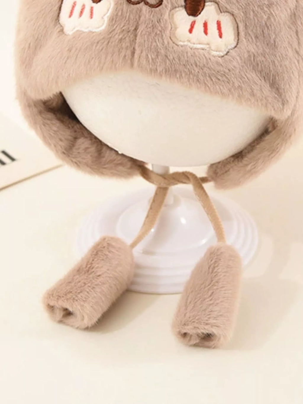 Children's Cute Bear Ear Plush Hat