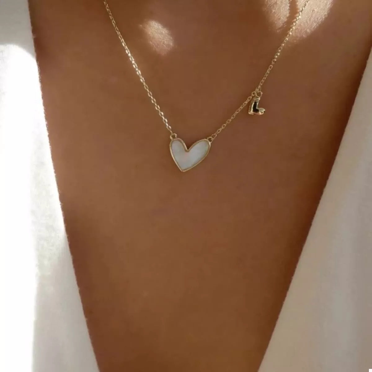 Alloy Heart Pendant Necklace