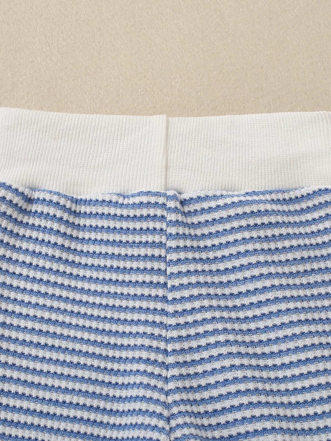 Children's Striped Long Sleeve Top and Pants Set