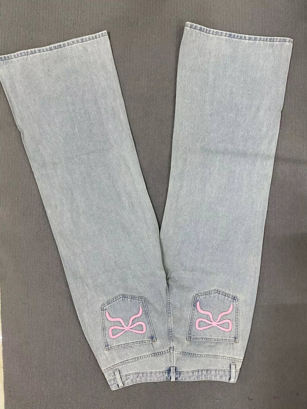 Washed Wide Leg Jeans