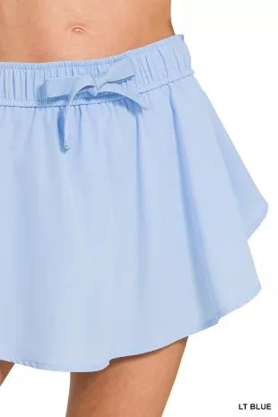 Zenana Soft Woven Active Skorts