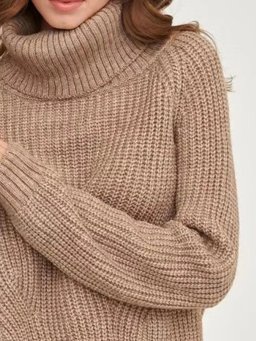 Turtleneck Long Sleeve Sweater