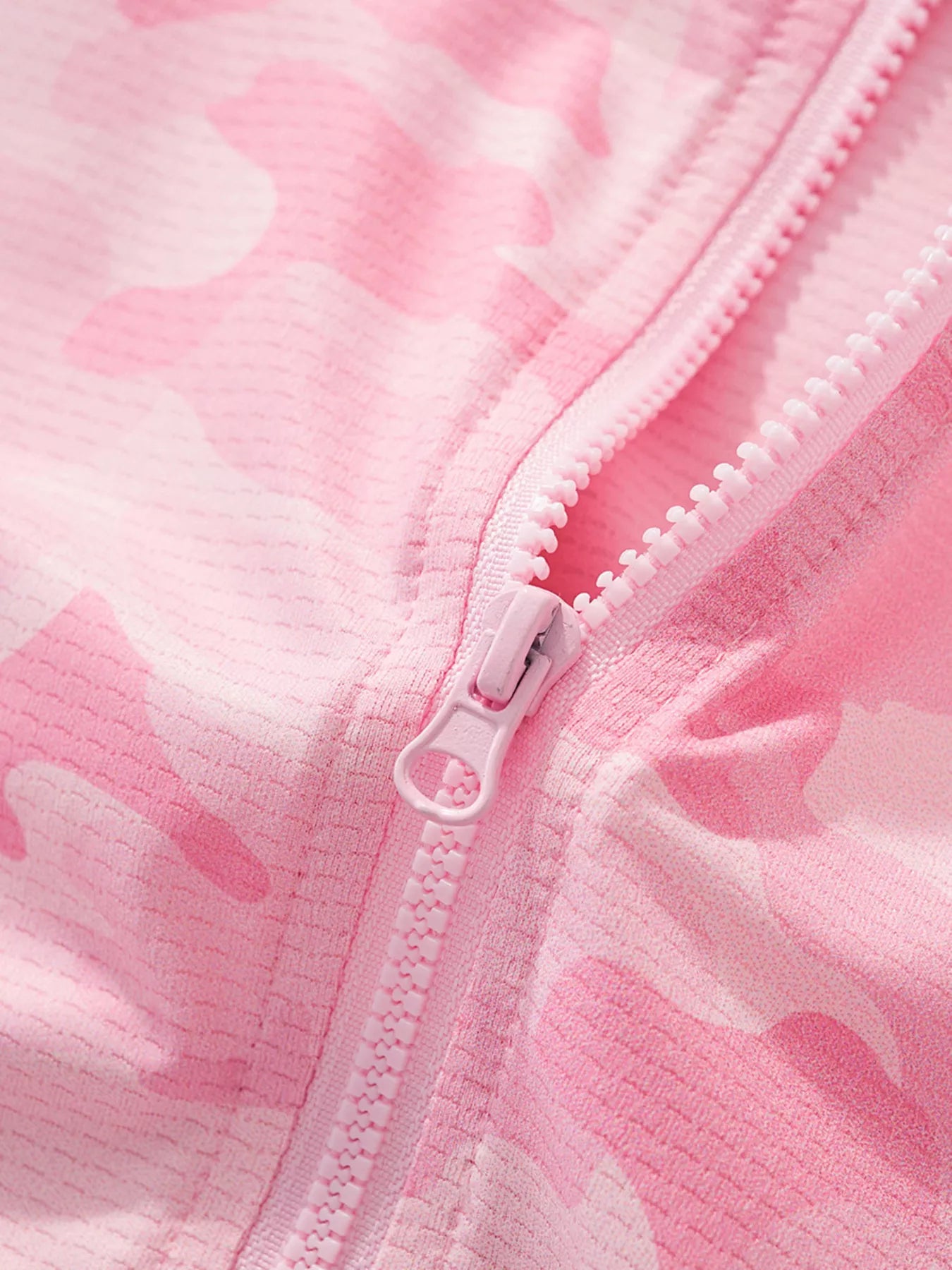 Children's Lightweight Camouflage Hooded Sun Protection Jacket