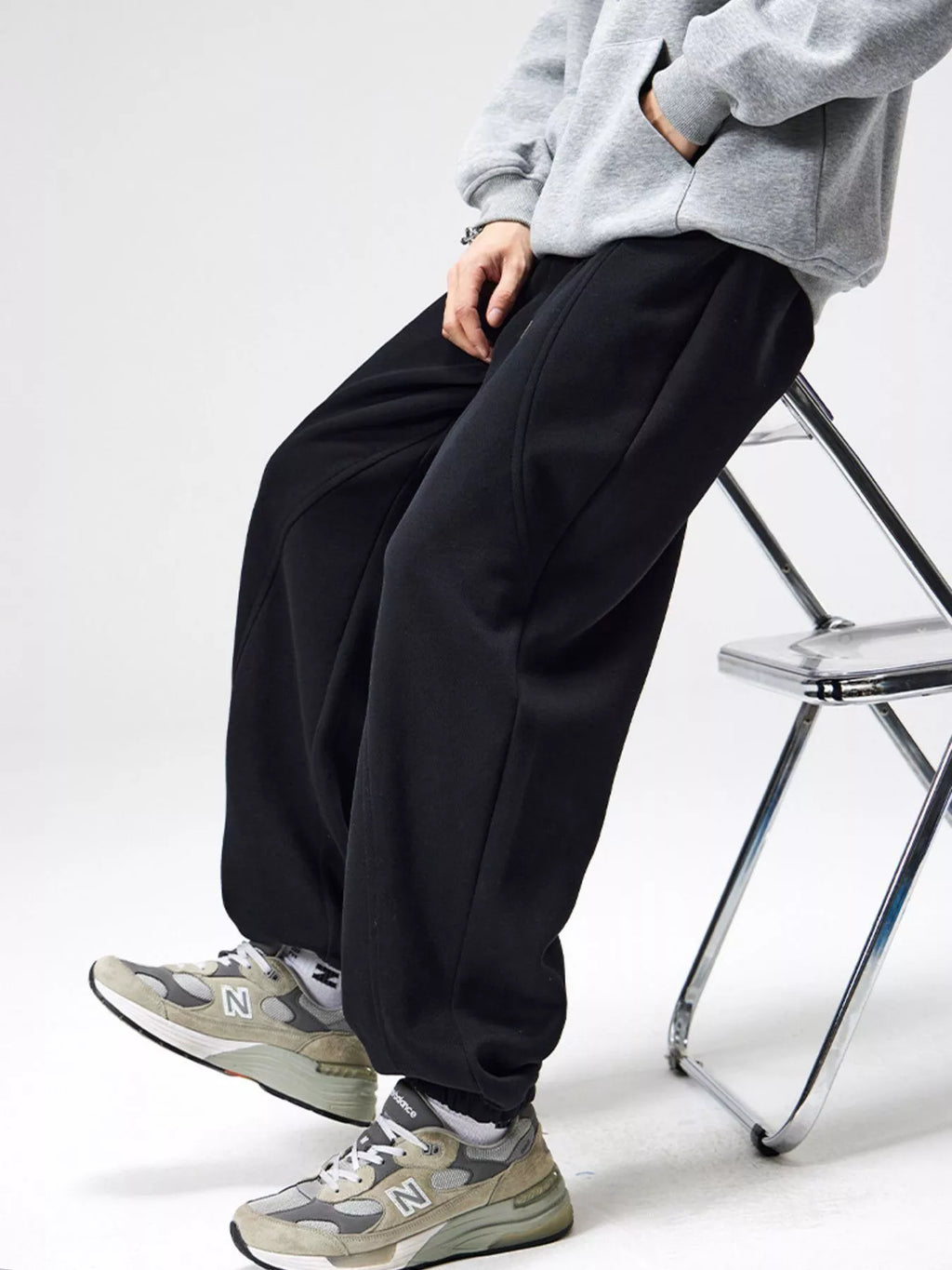 Men's Plus Size Loose Fit Drawstring Sweatpants