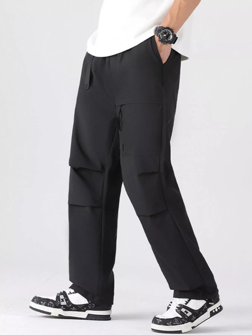 Men's Plus Size Loose Fit Cargo Pants