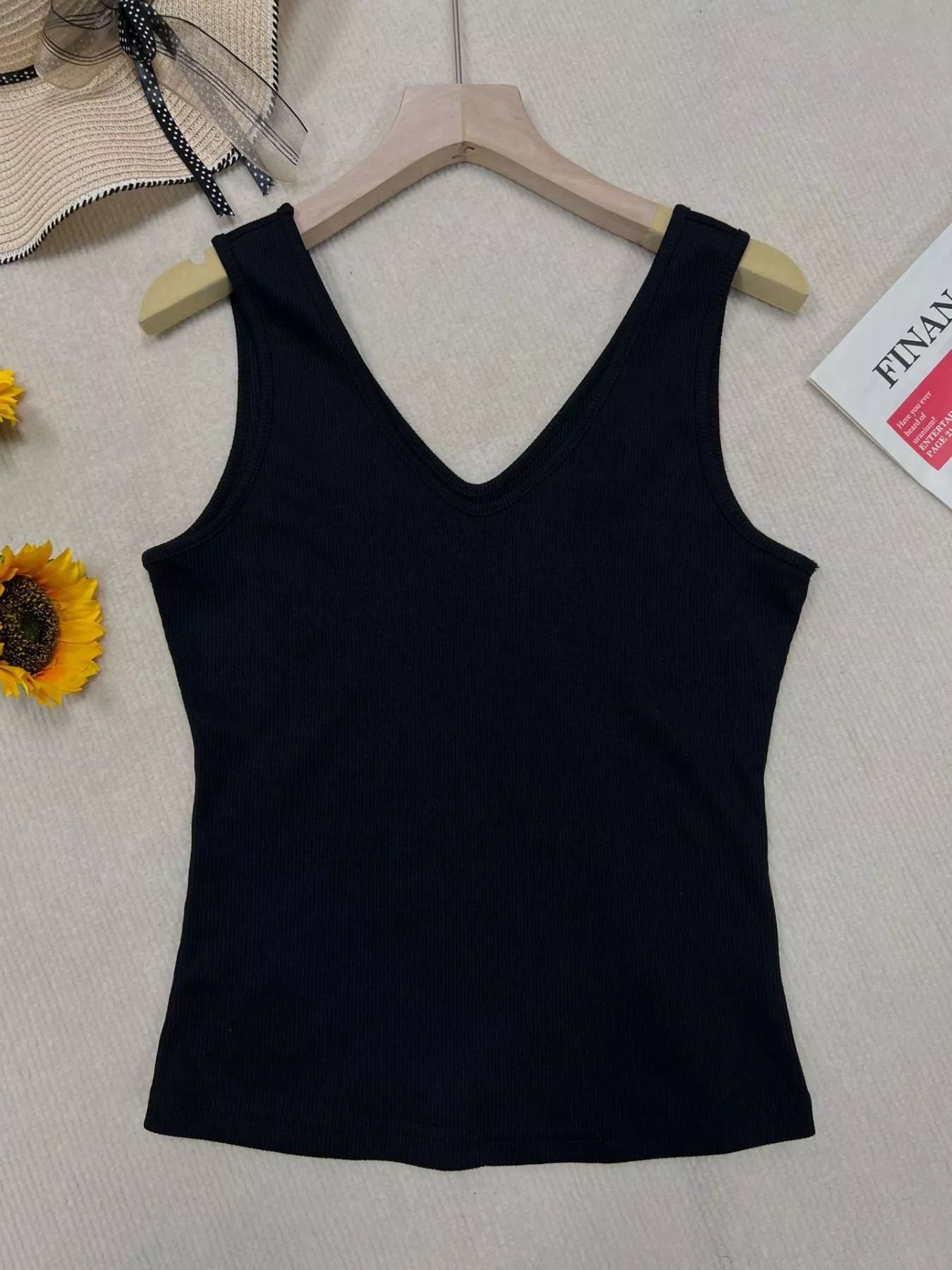 V-Neck Slim Fit Tank