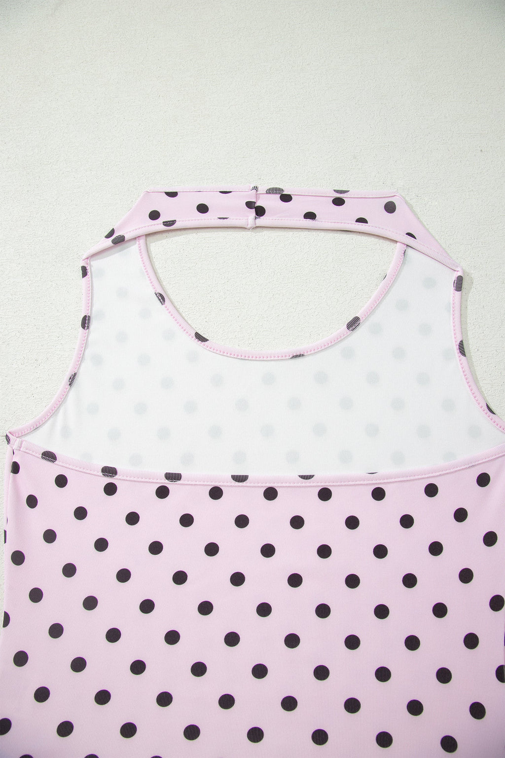 Polka Dot Halter Tank & Elastic Shorts Set