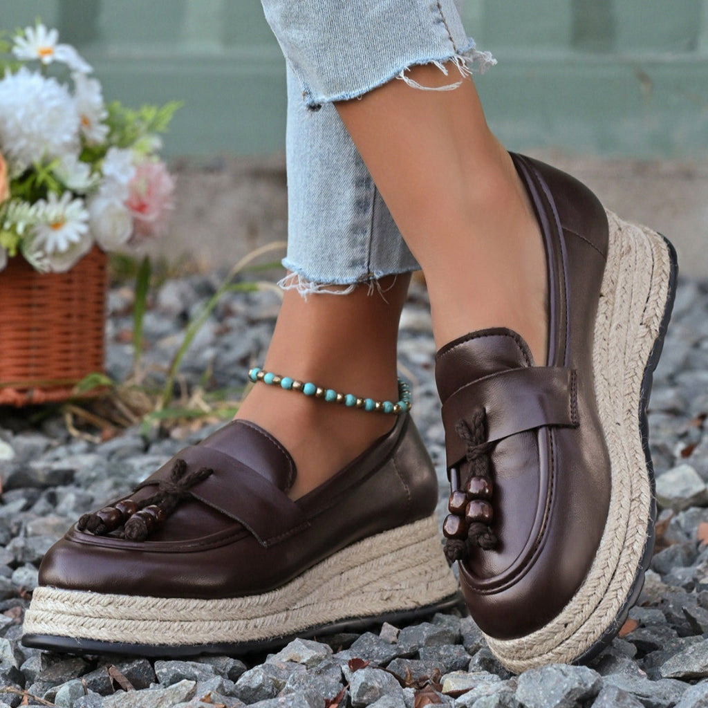 Round Toe Slip-Ons