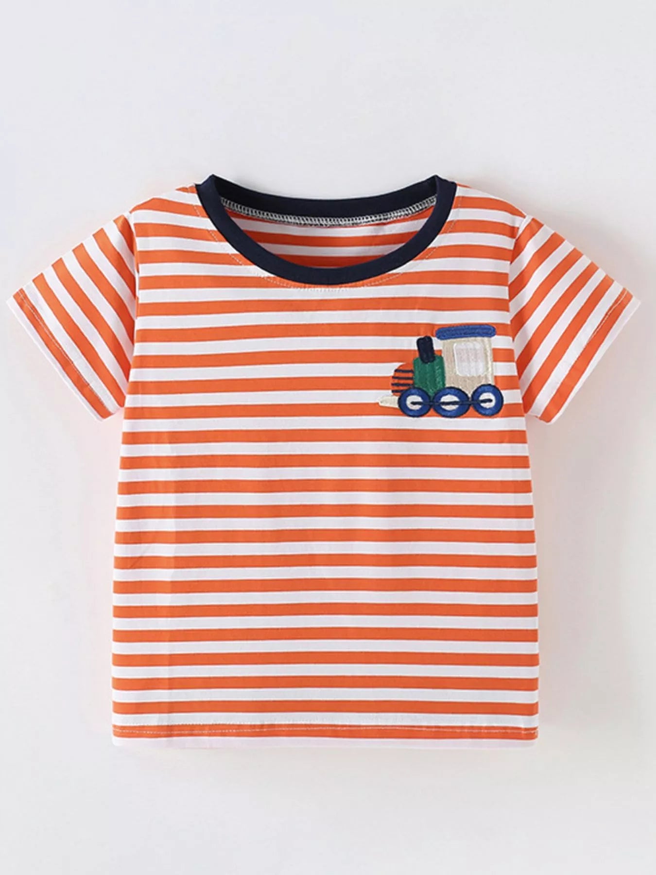 Children's Striped Short Sleeve T-Shirt