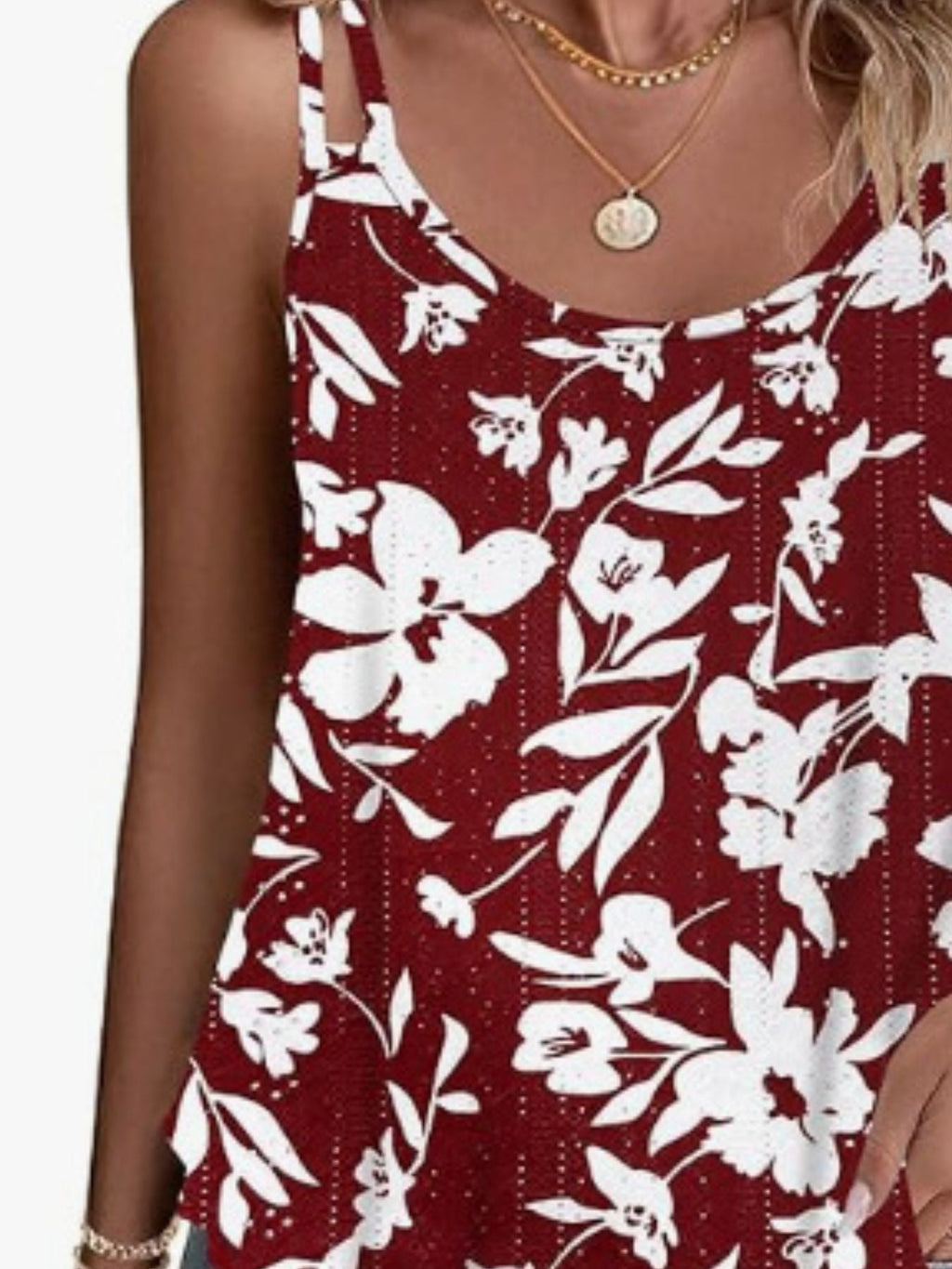 Eyelet Double Strap Cami