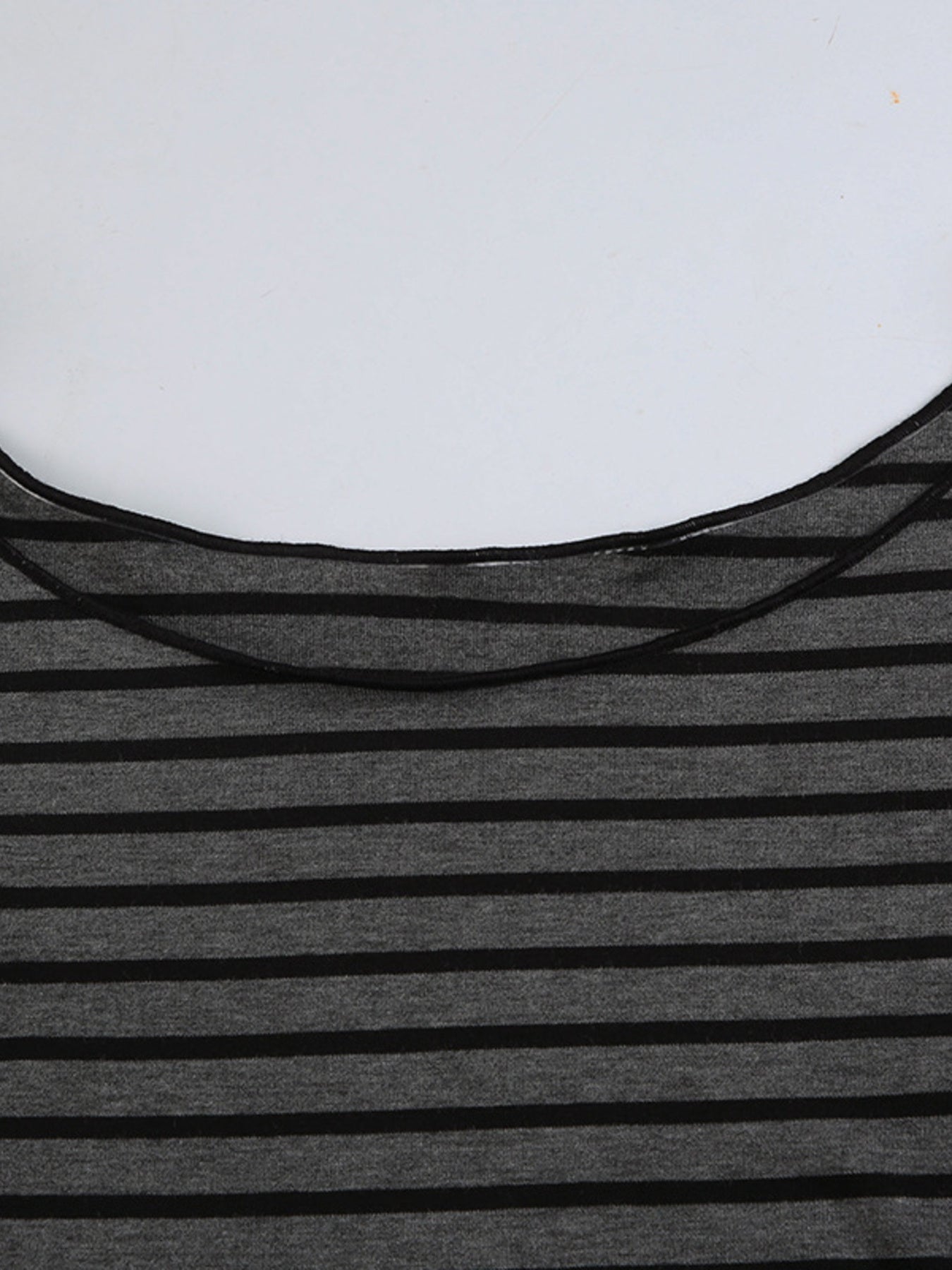 Striped Boat Neck Long Sleeve T-Shirt