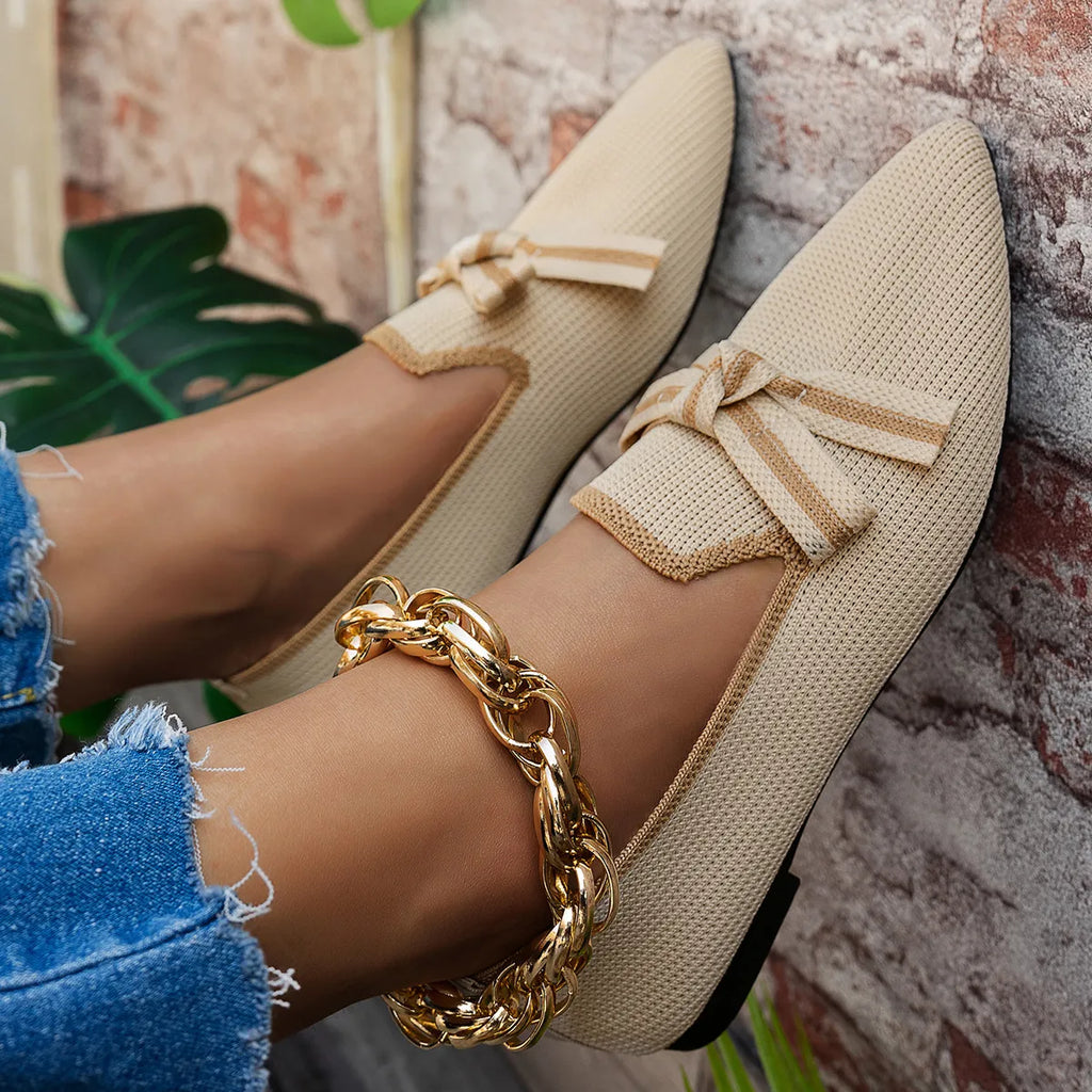 Point Toe Flats Slip-Ons