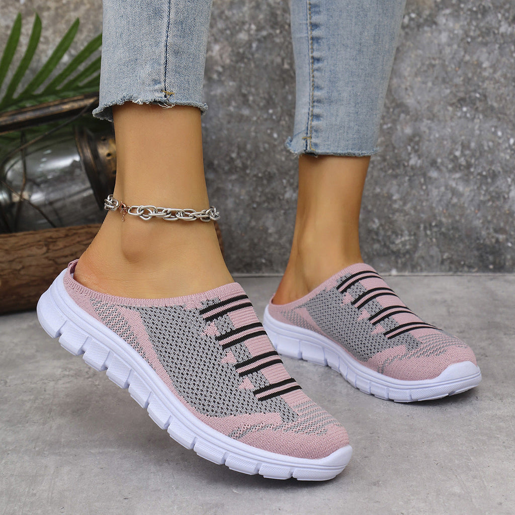 Breathable Knit Slip-Ons