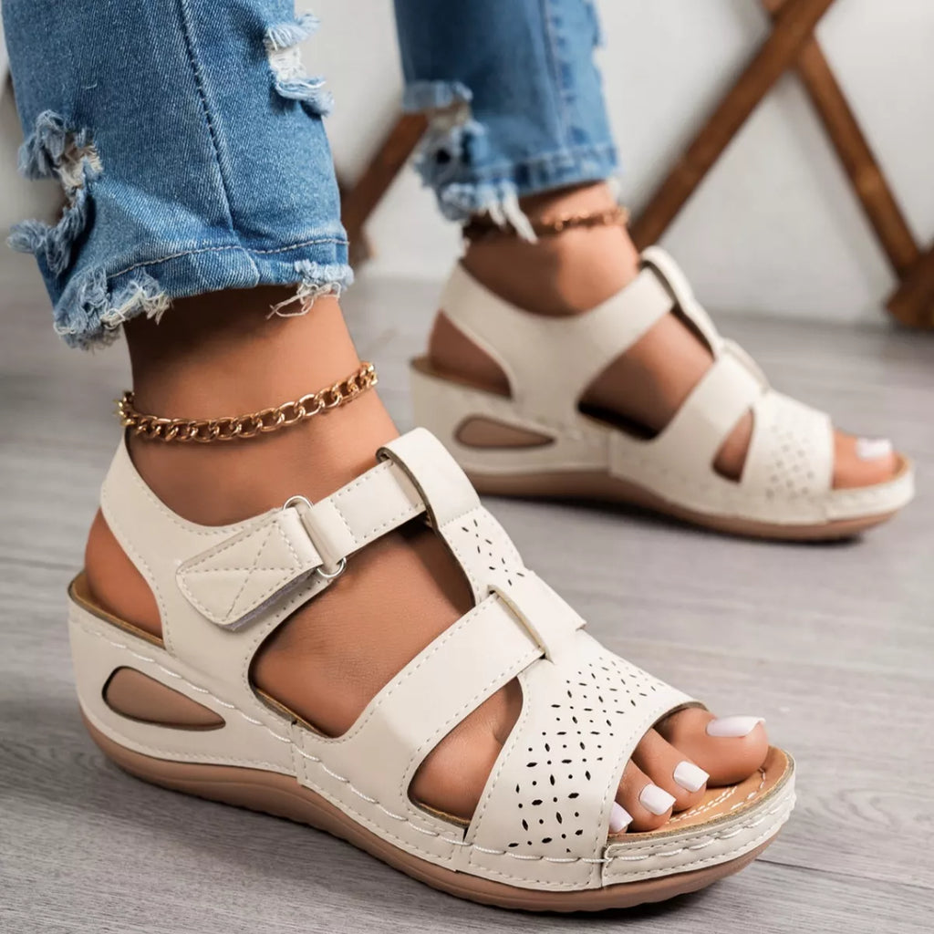 Open Toe Wedge Sandals