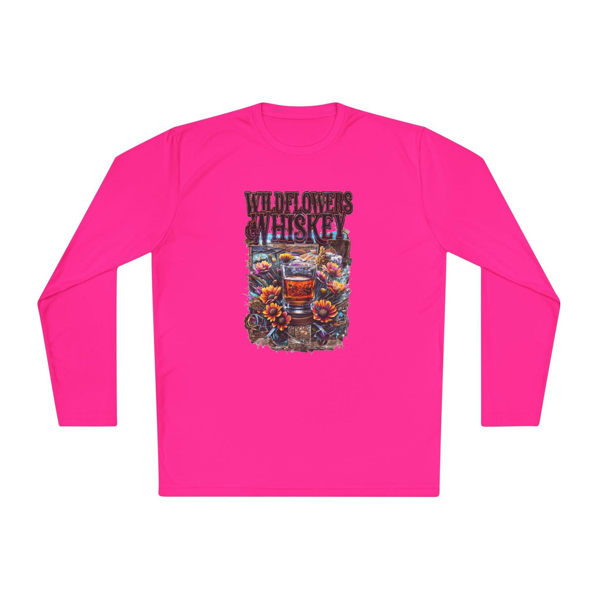 Wildflowers and Whiskey Lightweight Long Sleeve Tee