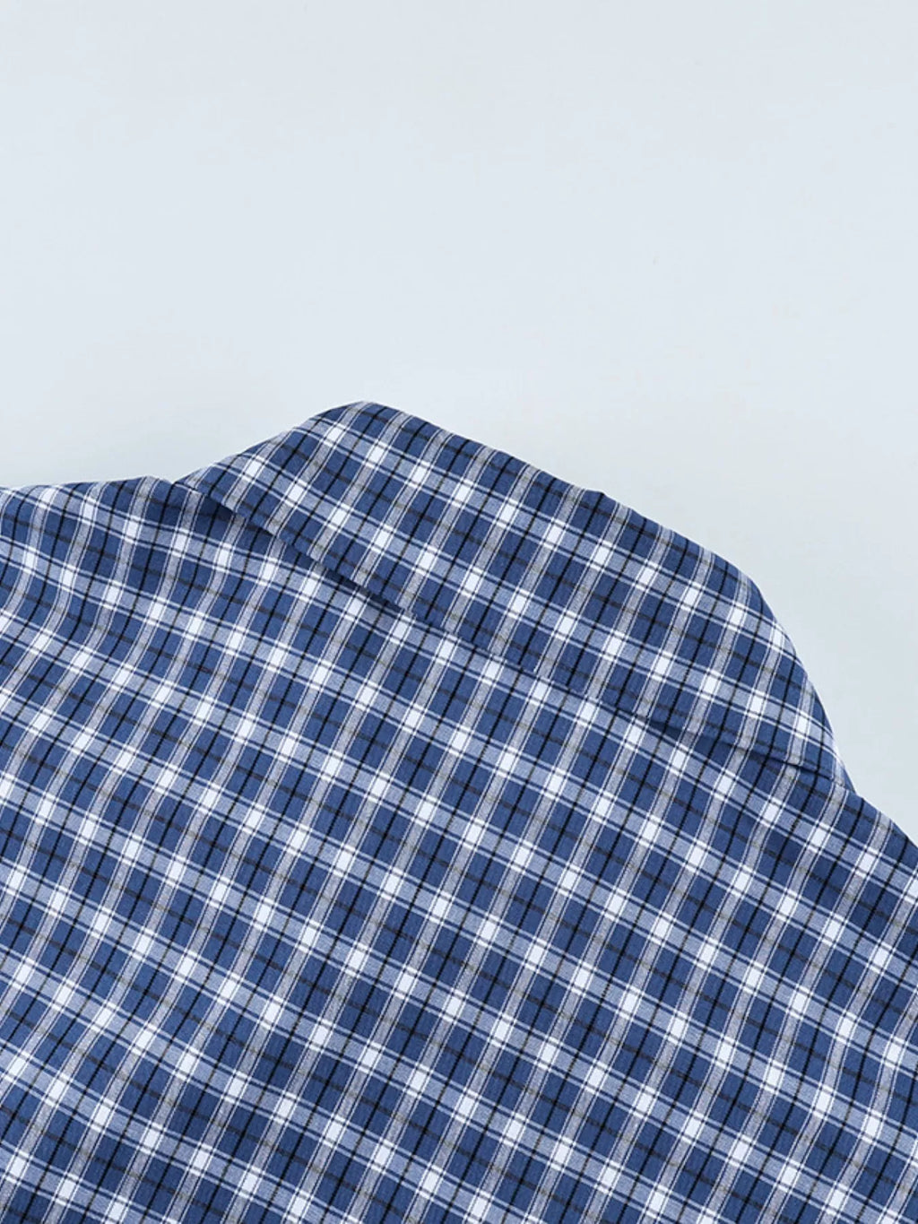 Oversized Plaid Button Up Shirt