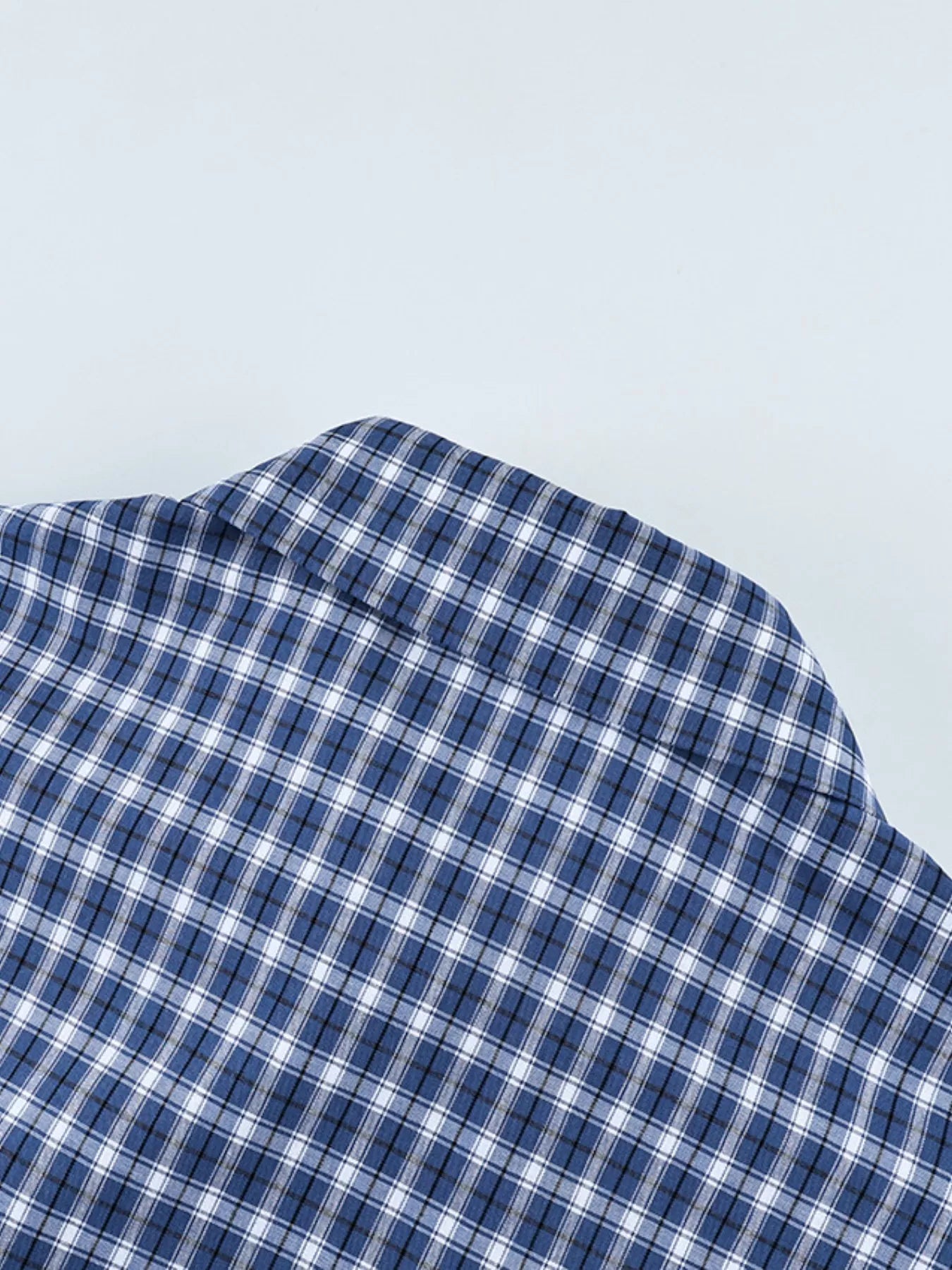 Oversized Plaid Button Up Shirt