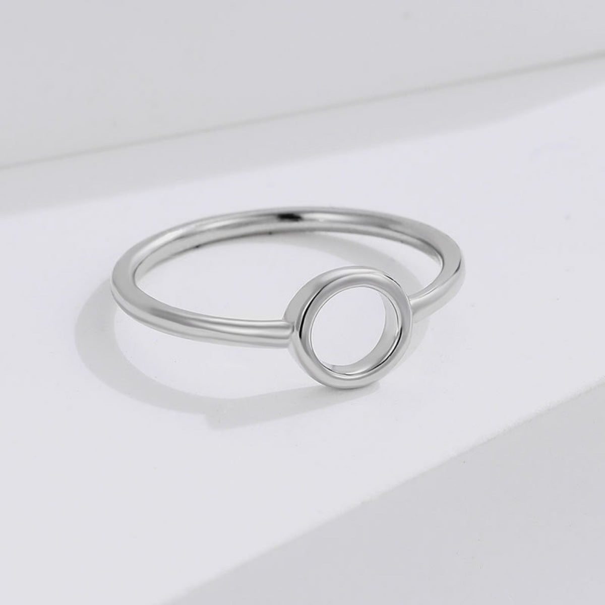925 Sterling Silver Circle Ring