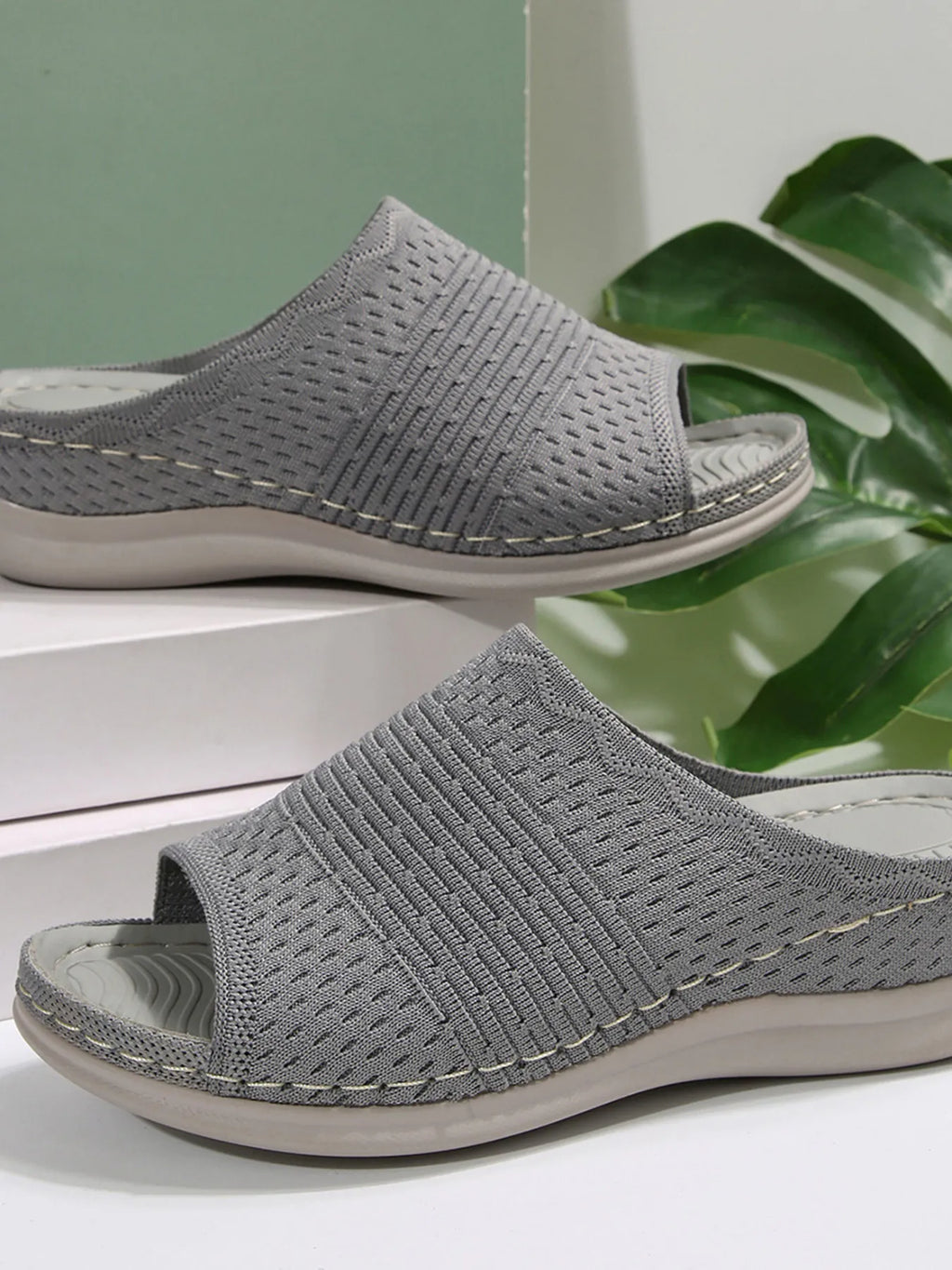 Mesh Open Toe Sandals