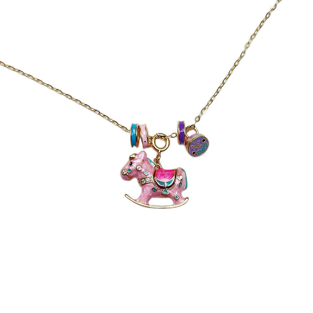 Rocking Horse Pendant Necklace