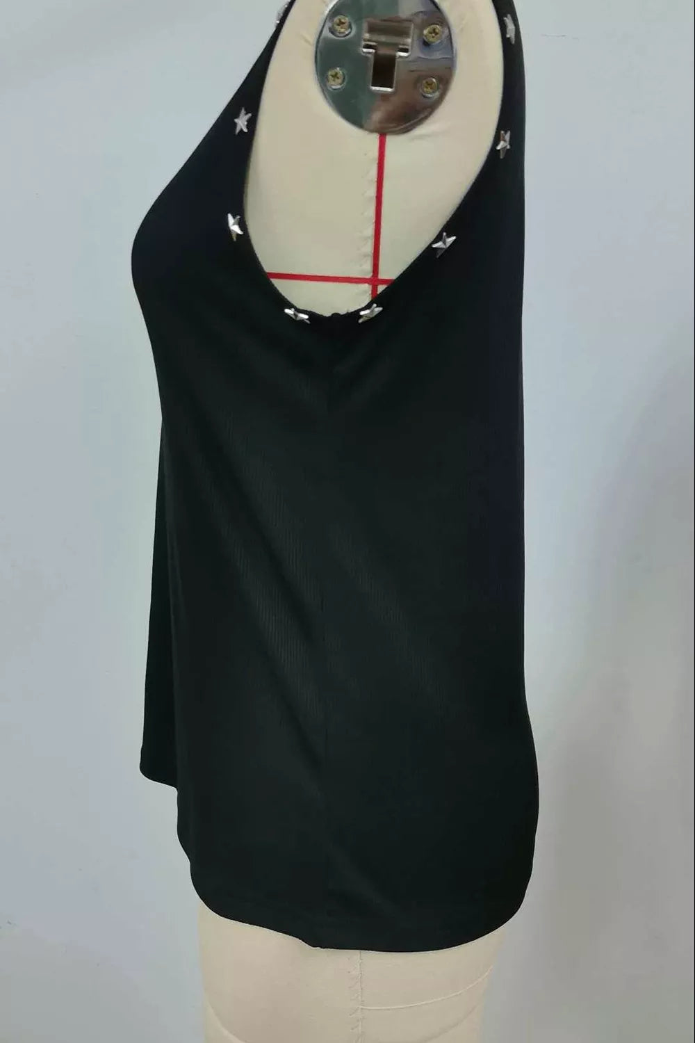 Star Detail Ribbed Tank