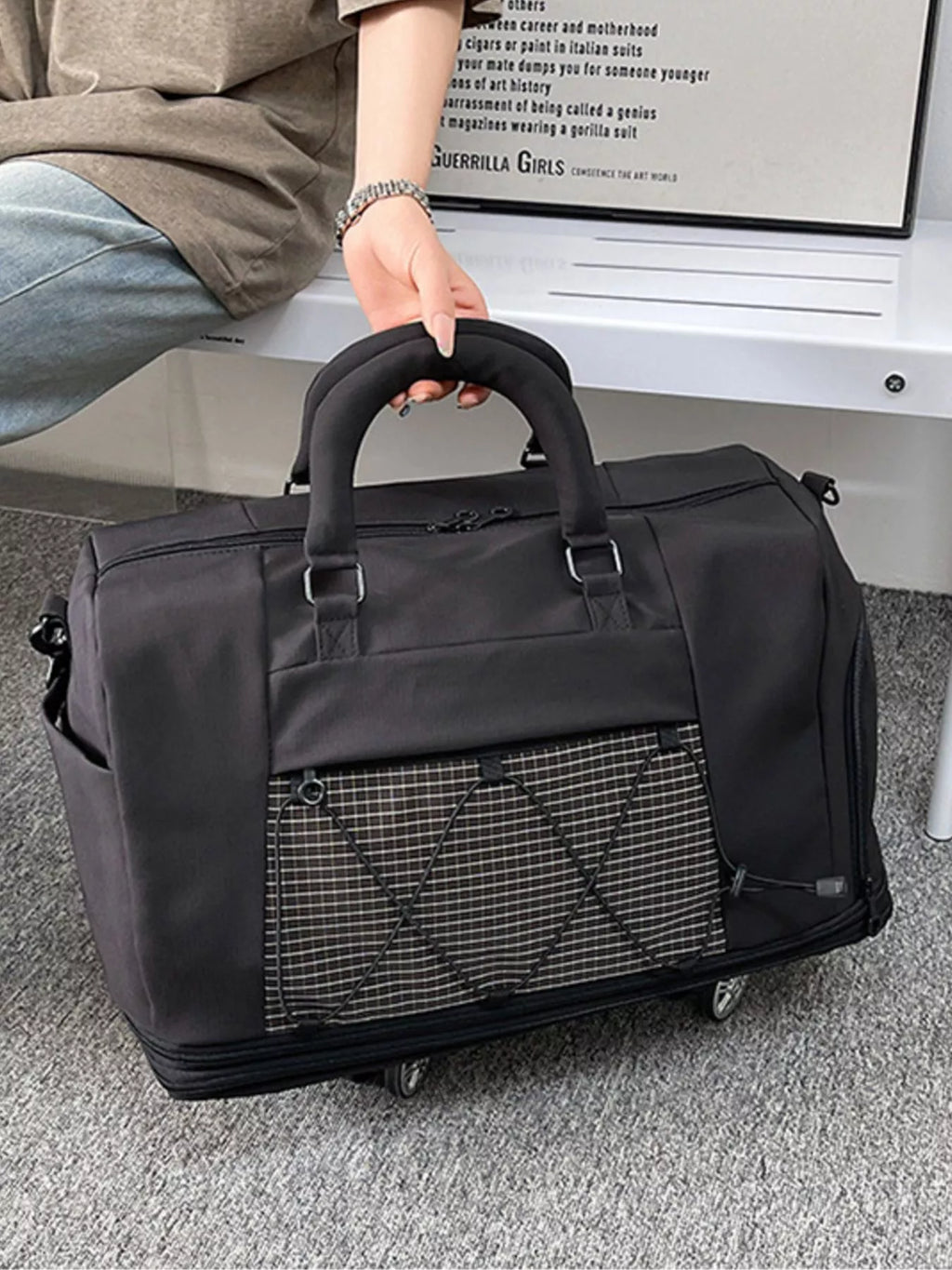 Expandable Rolling Duffel Bag