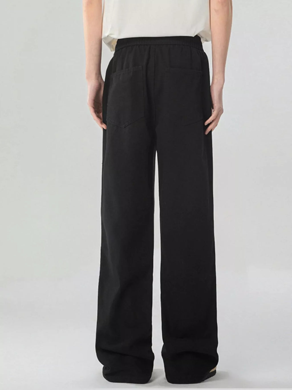 Men's Full Size Loose Fit Drawstring Linen Pants Plus Size