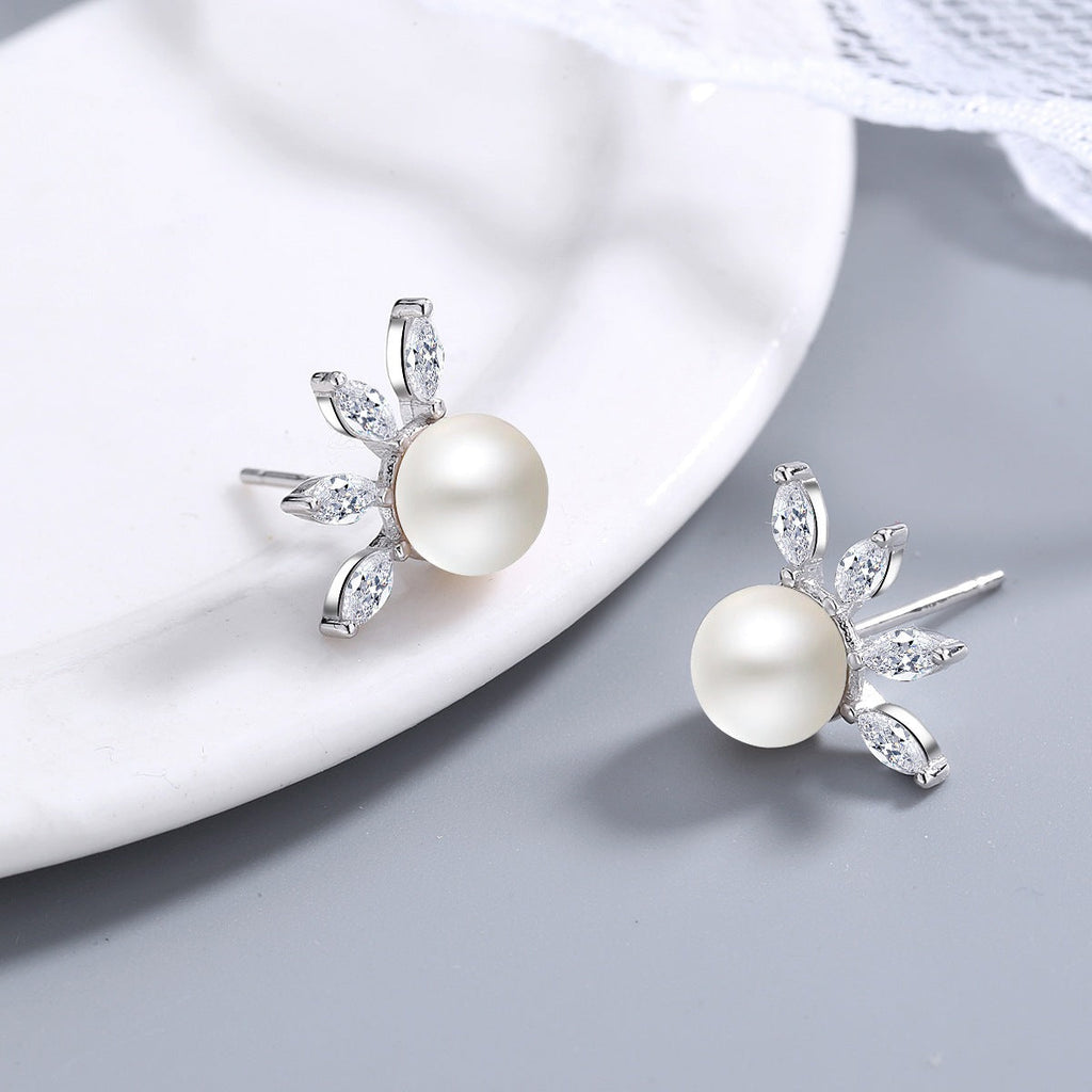 Pearl Stud Earrings