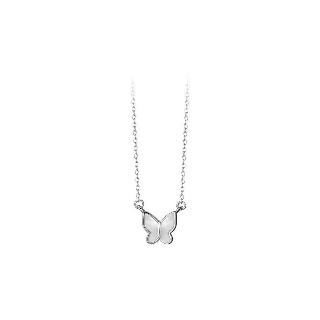925 Sterling Silver Butterfly Pendant Necklace