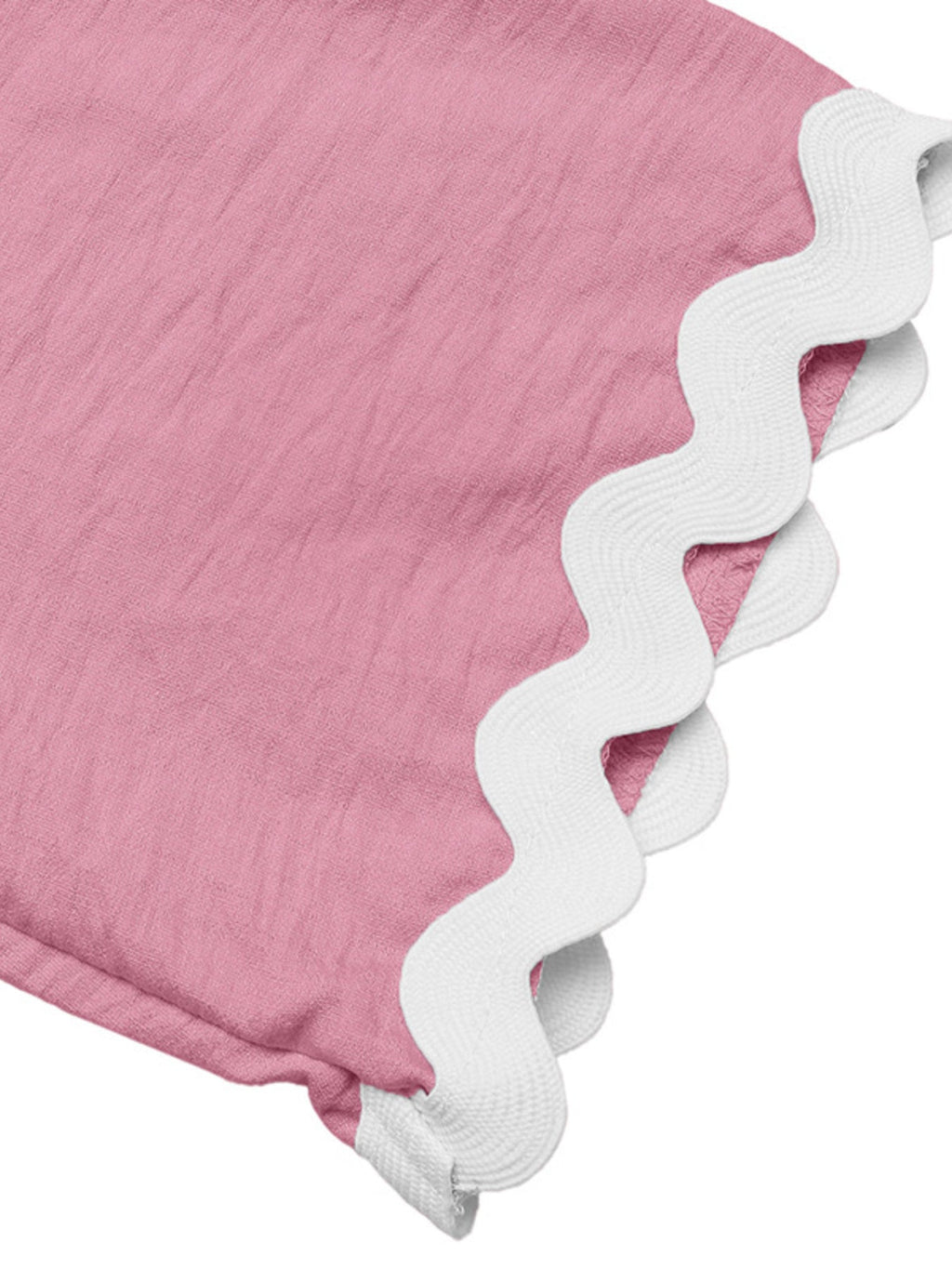 Scalloped Trim Wrap Romper