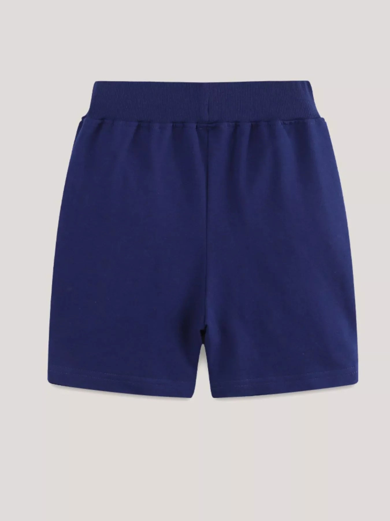 Children's Embroidered Construction Vehicle Shorts