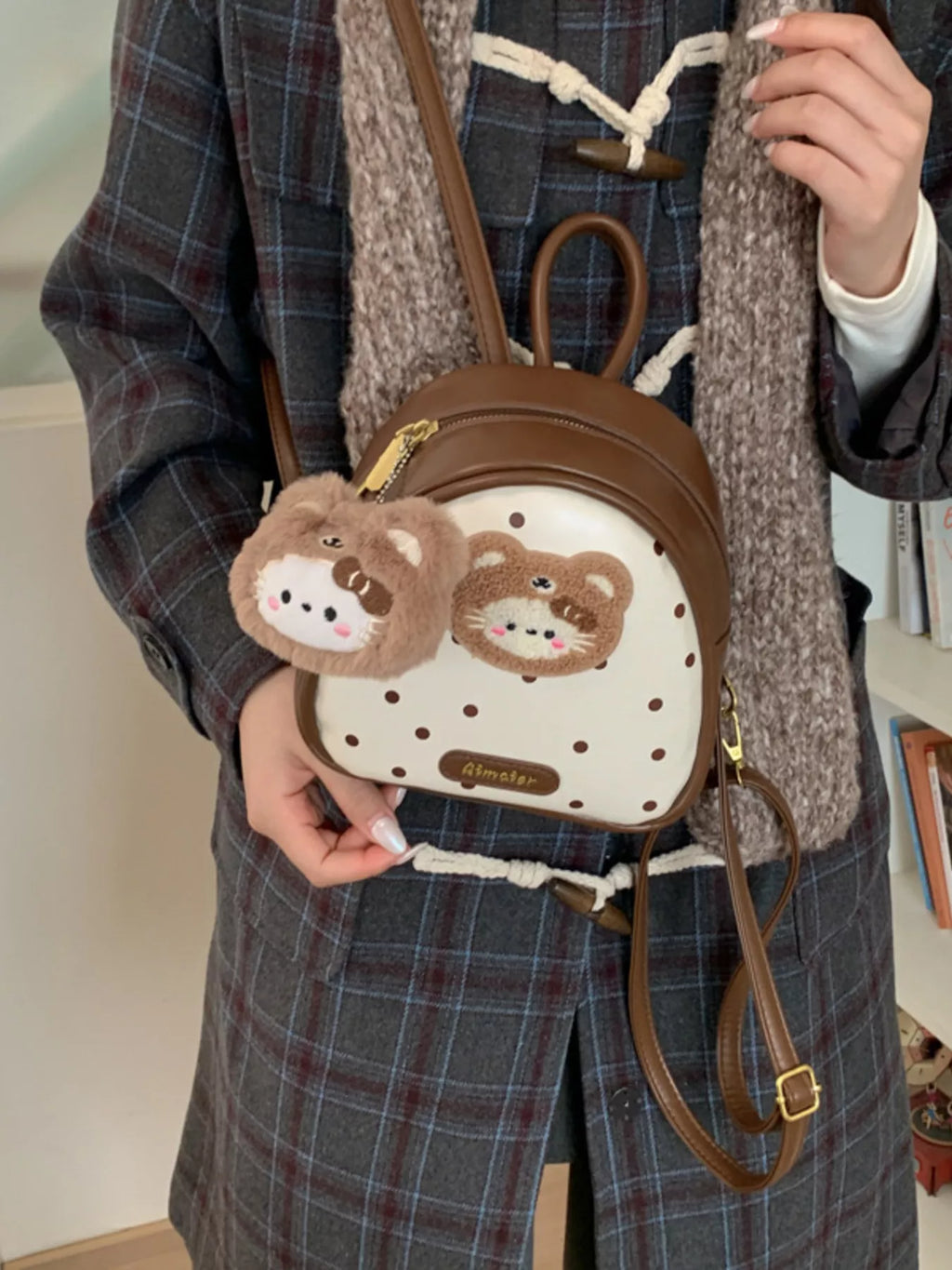 Cartoon Bear Backpack Bag