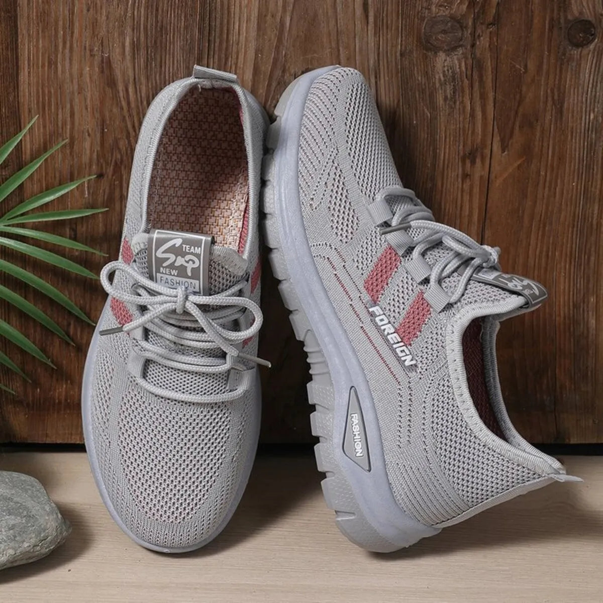 Lace Up Breathable Mesh Athletic