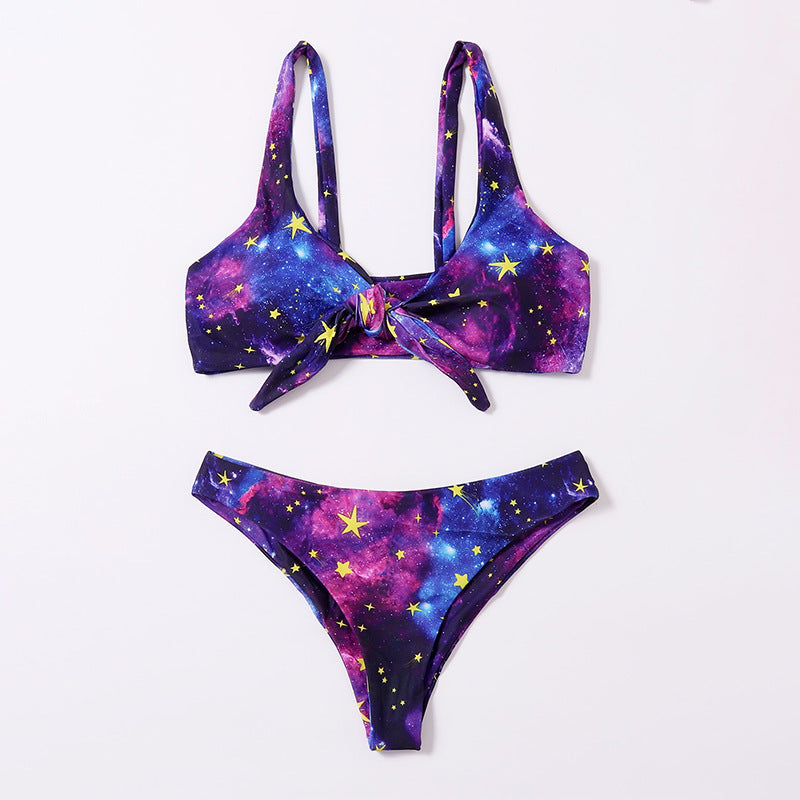 Bikini Set Women Push-Up Backless Two-Piece Swimwear Swimwear