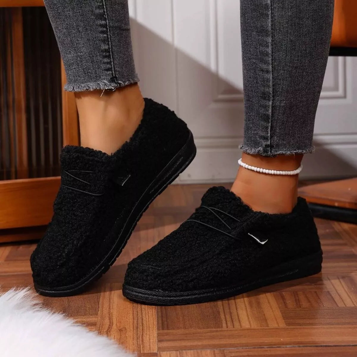 Round Toe Flats Slip-Ons