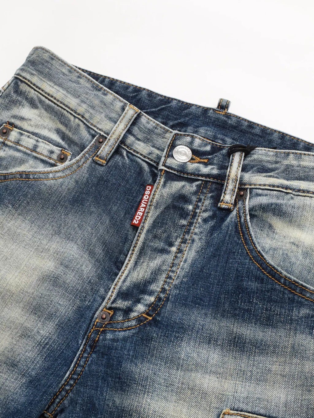 Men's Distressed Wash Jeans