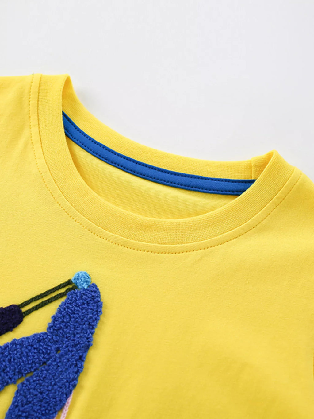 Children's Excavator Patch Short Sleeve T-Shirt