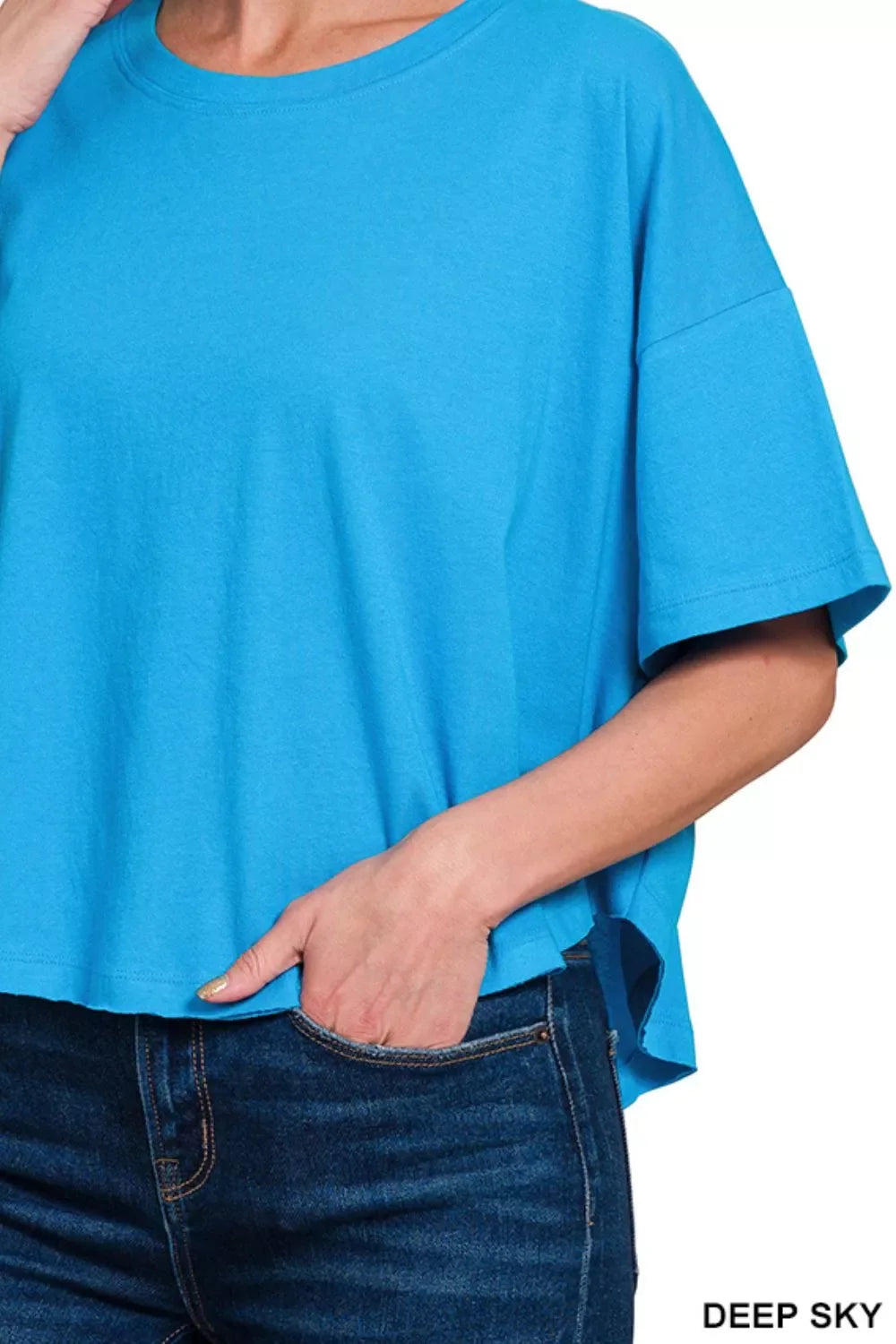 Zenana Cotton Round Neck Short Sleeve T-Shirt